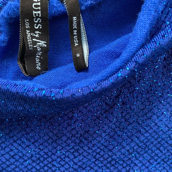 Marciano Blue Party Mini Dress - Size S - Picture 3 of 4